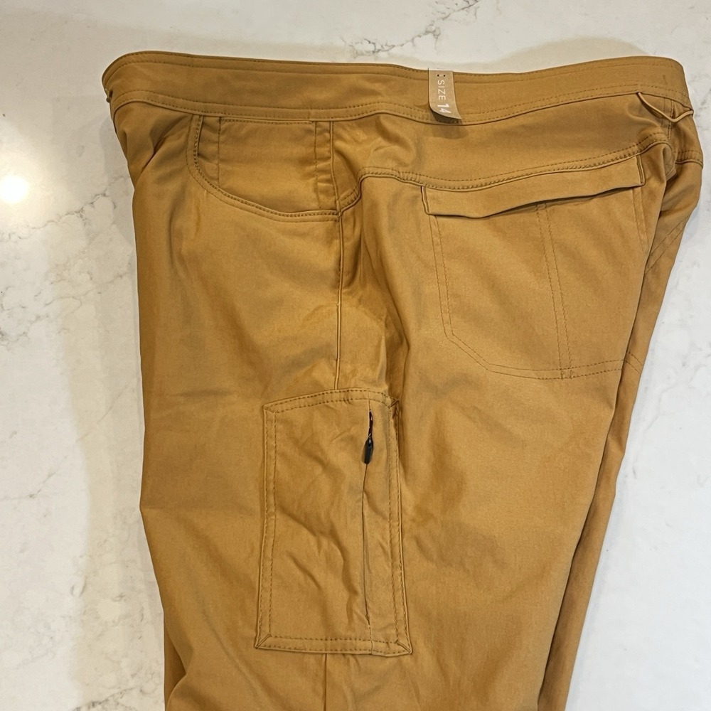 Prana NEW Halle Jogger II Pants Womens 14 Earthbound Brown Hiking Outdoors - Picture 12 of 16